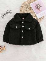  Black Plain Regular Baby Clothing 9382