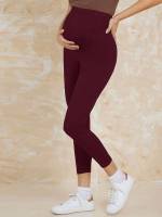 Capris Button Skinny Maternity 214