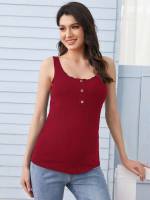  Casual Slim Fit Plain Maternity 7075