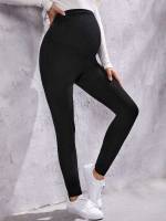 Black Sporty Maternity 5858