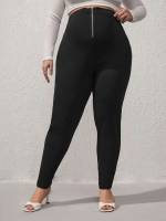 Cropped Casual Black Maternity Bottoms 888