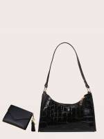  Black Crocodile Bags 4808