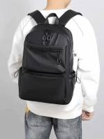  Black  Men Backpacks 390