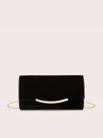  Plain Black Glamorous Women Evening  Clutch 5797