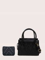 Studded Chevron  Women Bags 6567