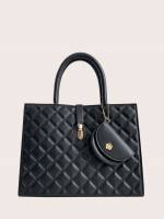   Quilted Women Tote Bags 8704