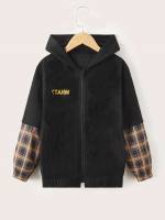  Long Sleeve Plaid Black Boys Clothing 1119