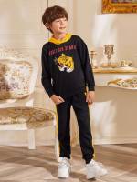 Regular Fit Casual Long Sleeve Boys Clothing 508