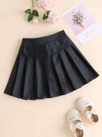 Pleated Short Black Girls Skirts 7647