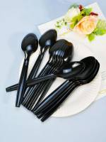   Black Disposable Tableware 8822