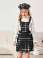 Plaid  Short Girls Clothing 7651