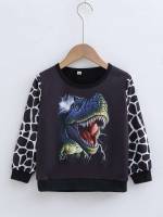  Casual Dinosaur Regular Kids Clothing 2192