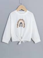  Knot Regular Casual Toddler Girl Sweatshirts 504