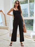  Backless Long Plain Maternity 7182