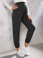 Button Black Maternity 2866