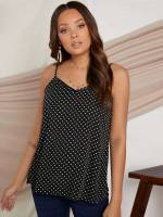  Spaghetti Strap Regular Fit Black Maternity 9348