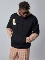 Long Sleeve Regular Black Men Sweatshirts 4108