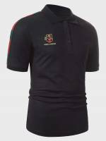  Letter Polo Black Men Clothing 5506