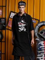 Street Regular Fit Round Neck Men Clothing 697