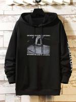  Long Sleeve Hooded Figure Men Hoodies  Sweatshirts 9805