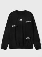  Regular Fit Letter Men Hoodies  Sweatshirts 9372