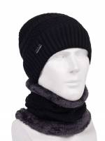 Casual  Black Men Hats  Gloves 551