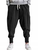 Long Drawstring Street Men Bottoms 439