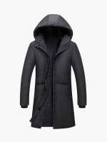 Casual Plain Hooded Men Clothing 600