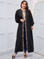  Long Long Sleeve Plus Size Abayas 3967