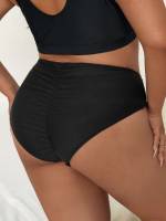   Black Plus Size Beachwear 8061