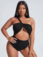  Black Sleeveless Sexy Plus Size Bodysuits 438