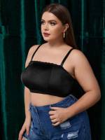  Black Contrast Lace Plus Size Bras  Bralettes 8058