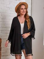  Oversized Plain Women Plus Clothing 1348