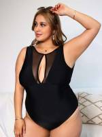   Elegant Plus Size One-Pieces 397