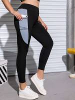   Pocket Plus Size Sports Leggings  Pants 6648