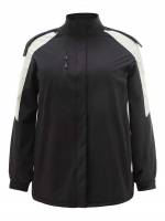 Black Regular Fit Long Sleeve Hooded Sports 695