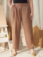  Regular Fit Long Plus Size Suit Pants 8979