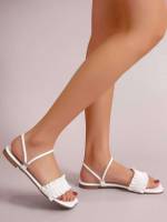 Plain Black Fashionable Women Sandals 5693