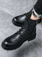  Plain  Men Boots 3599