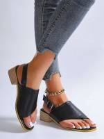 Plain Black  Shoes 453