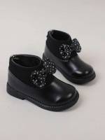  Black  Kids Boots 3872