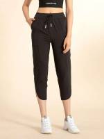 Plain Cropped Women Active Bottoms 2272