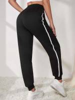  Plain Side Stripe Women Activewear 856