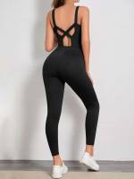 Sleeveless  Women Sports Bodysuits  Jumpsuits 5674