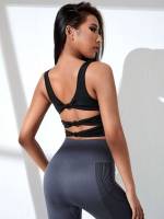  Plain Cut Out Women Activewear 9021