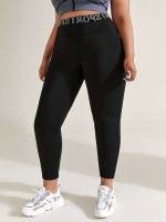  Black Letter Women Plus Activewear 327