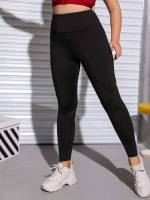  Black Skinny Women Plus Activewear 4872