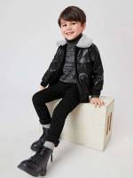  Regular Fit Casual Black Kids Clothing 3384