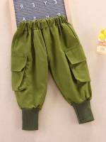 Pocket  Black Toddler Boys Clothing 6368