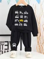 Black Casual Kids Clothing 6073